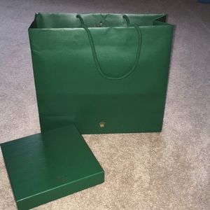 Rolex gift bag and box set